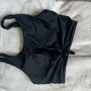 Black One-Piece Swimsuit
